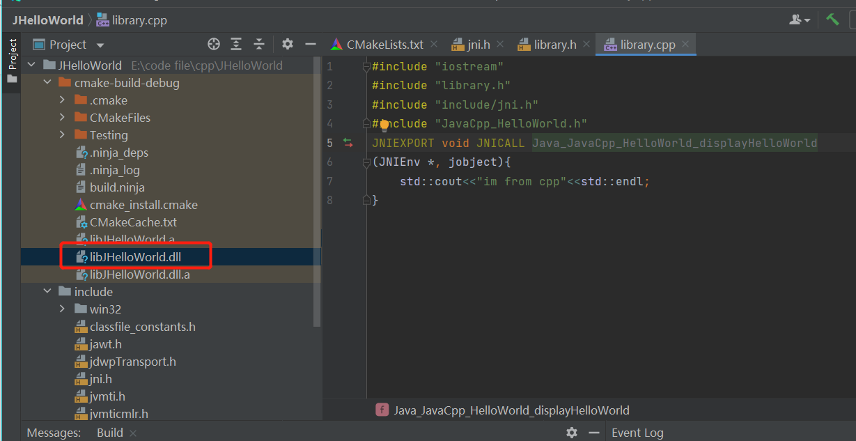 Java调用C++的步骤和一些自己的见解(详细款式)_javac -h-CSDN博客