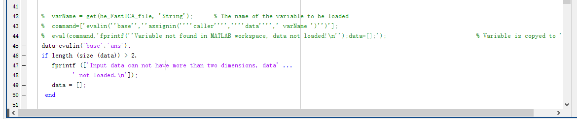 FastICA 在matlab 2016a错误调试方法