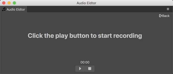 audio editor record