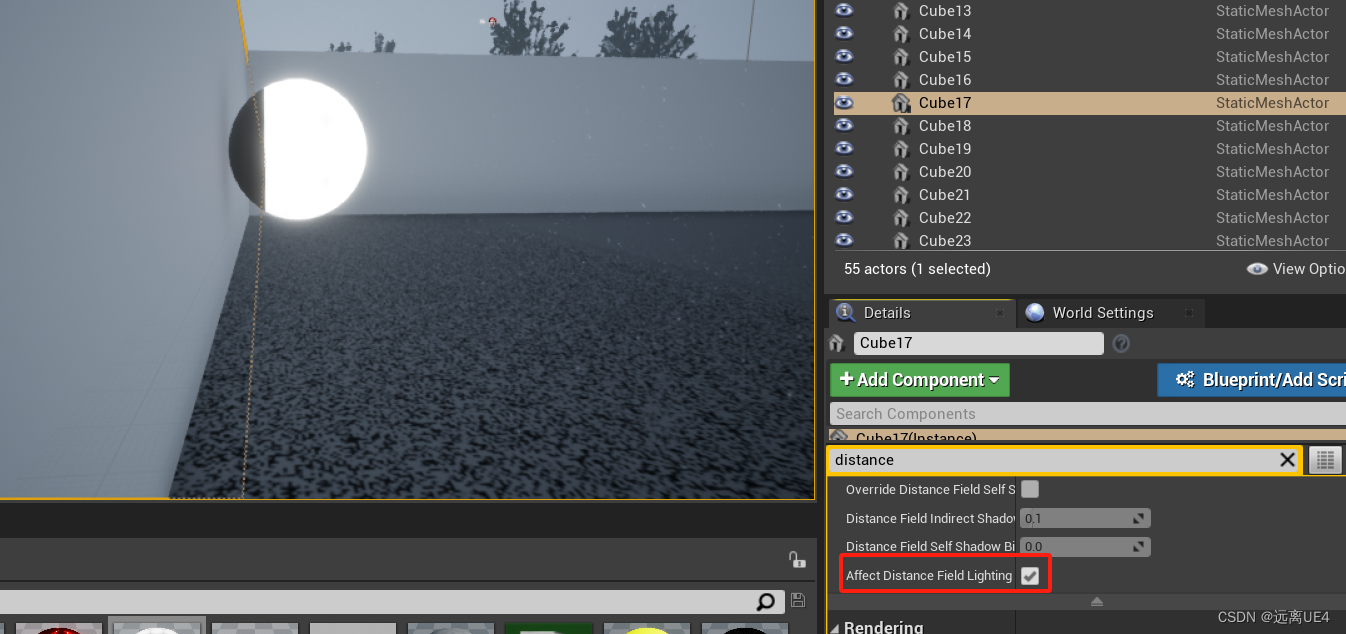 UE4 距离场