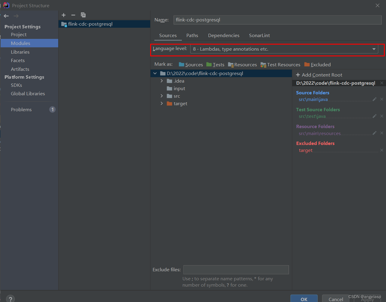 Set language level to 8 Lambdas type annotations etc CSDN博客