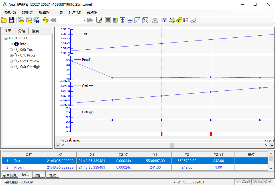 PLC-Recorder实现速度高达0.24ms准确周期采集的方法（带时间戳采集）