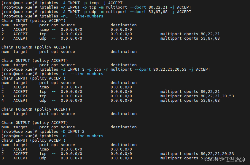 Linux 防火墙 iptables