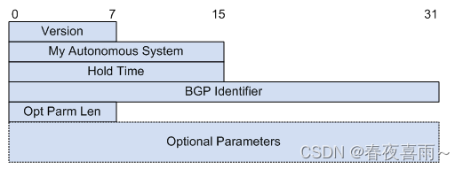 BGP Hello Packet