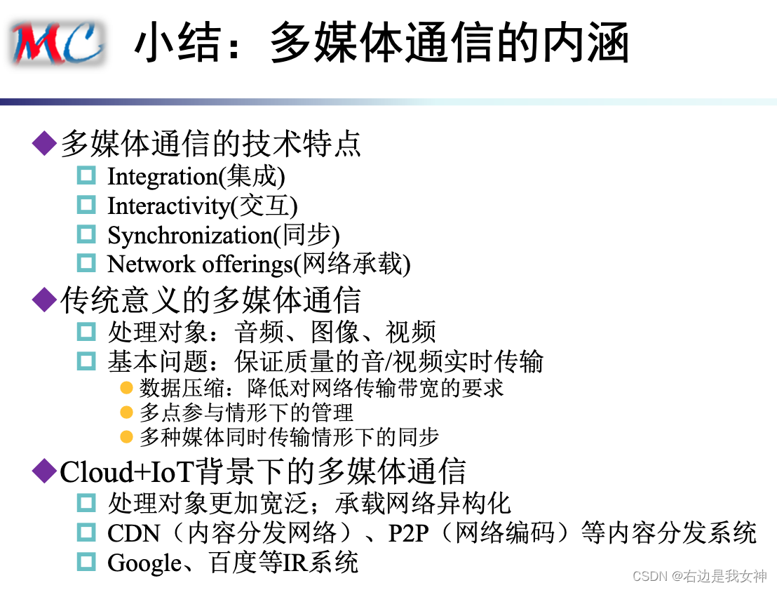 1-多媒体通信概述