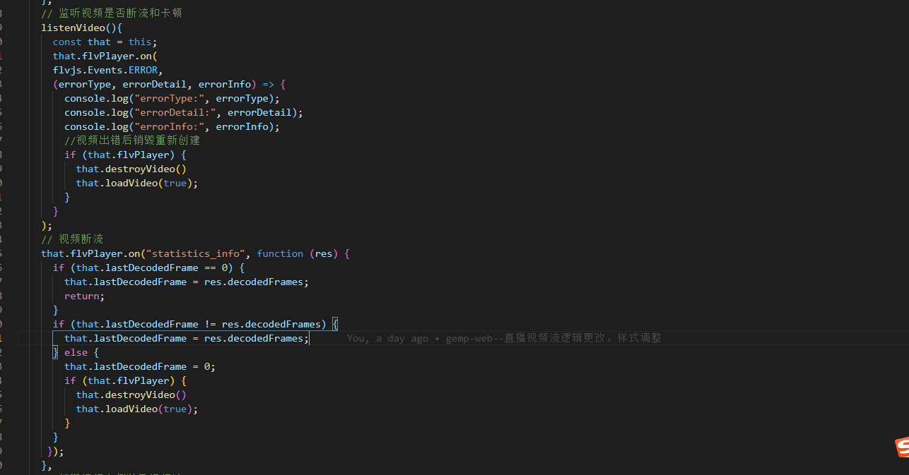 flv (live streaming video playback) stepping on the pit - Programmer Sought