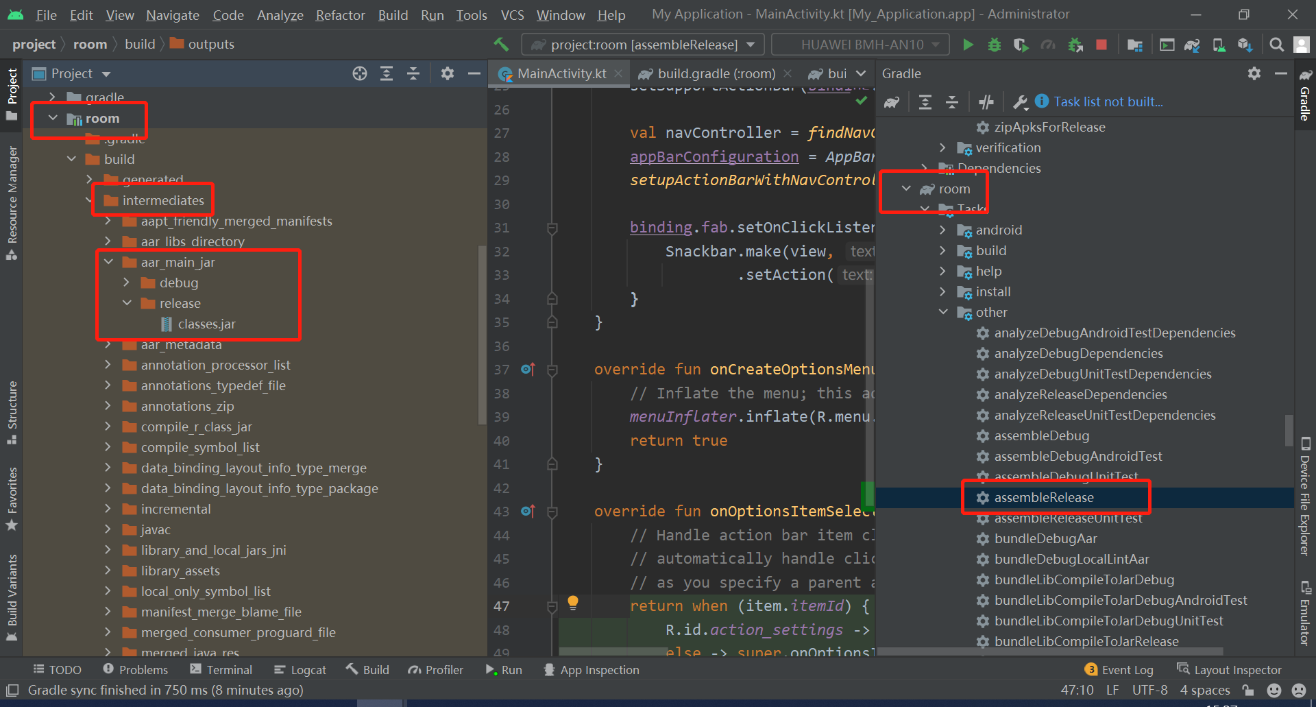 Android studio arctic fox makes aar and jar packages - Programmer Sought