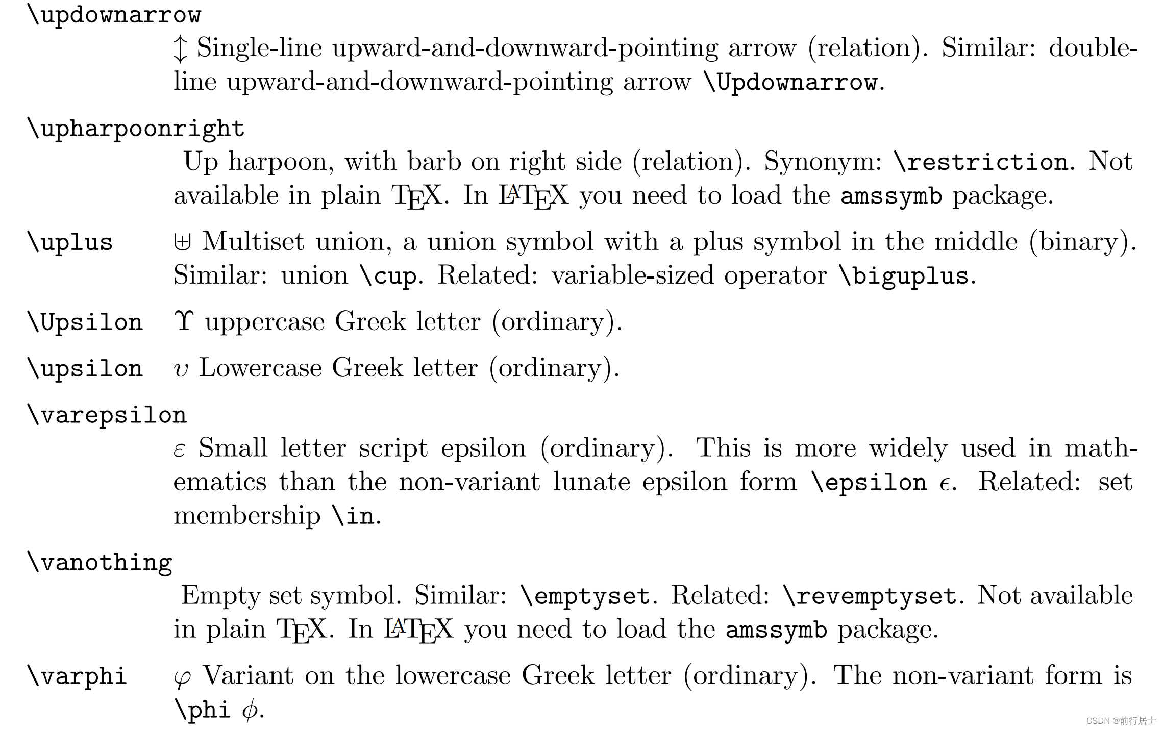 list of latex mathematical symbols oeiswiki the on line