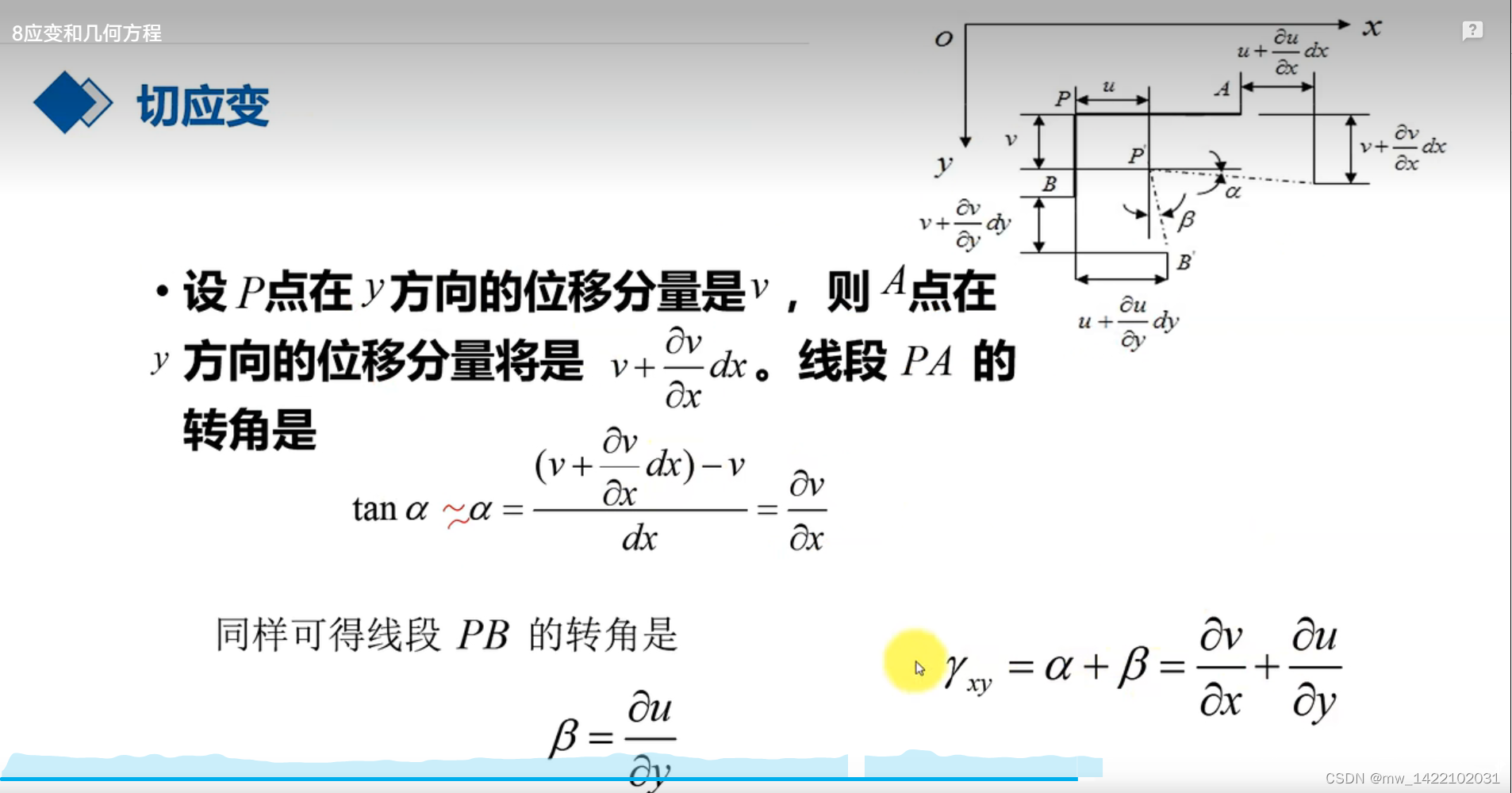 弹性力学的简单学习_弹性力学变形协调方程-CSDN博客