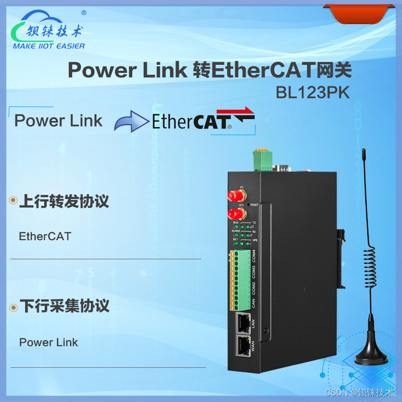 半导体产线应用Power Link 转EtherCAT协议网关数字化转型