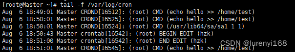 Linux计划任务管理at、crond