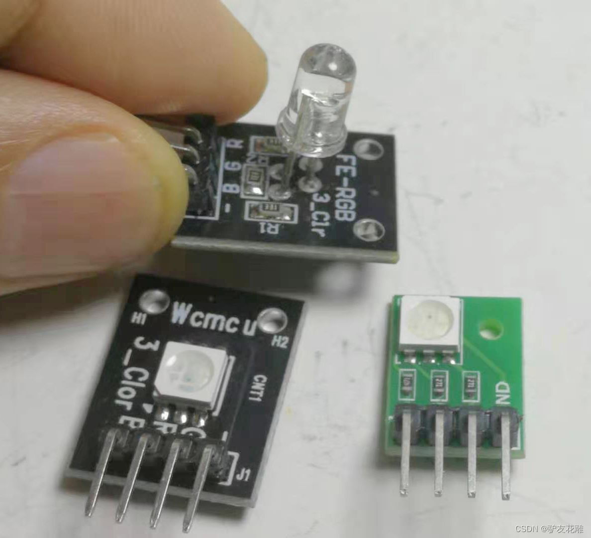 【雕爷学编程】Arduino动手做(28)--- KY-009全彩LED 5050 RGB模块3_三色led灯模块参数-CSDN博客