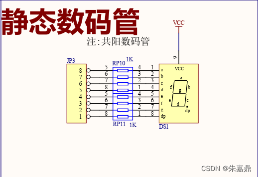 汇编八、汇编控制静态数码管显示数字