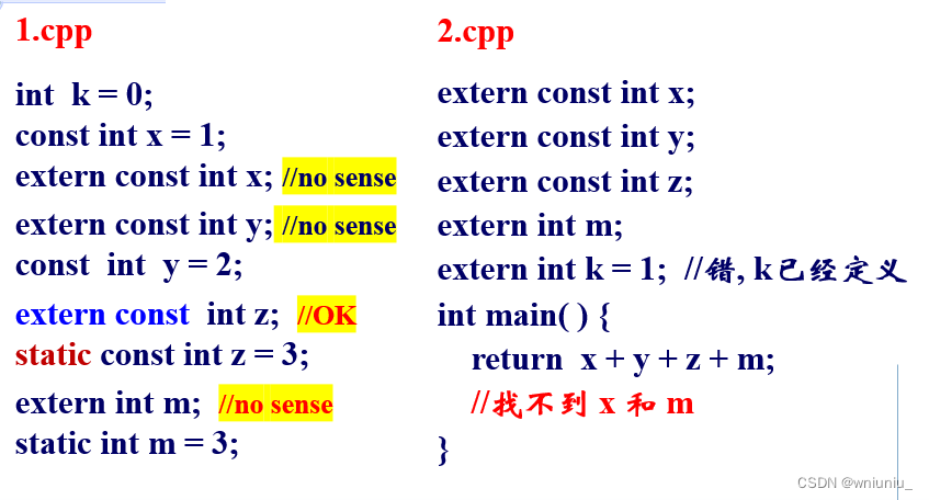 c++ 学习 之static 和 const深入学习