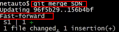 git merge SDN