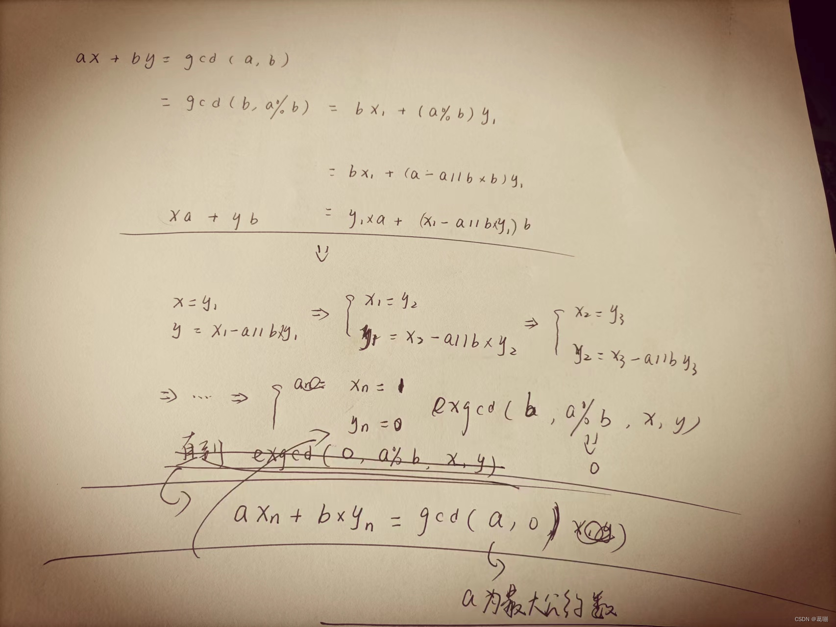 第3天（扩展欧几里德算法【c++ 与python实现】）_python exgcd-CSDN博客