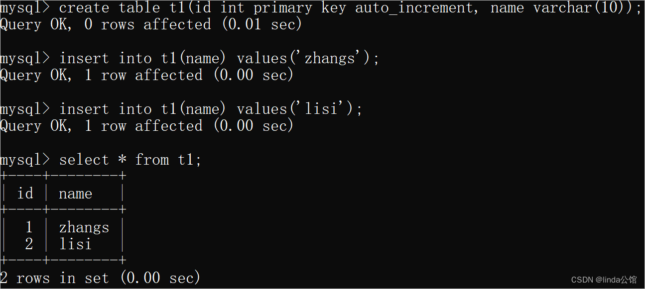 MySQL中auto_increment的初值和增量值设置_autoincrement怎么设置-CSDN博客