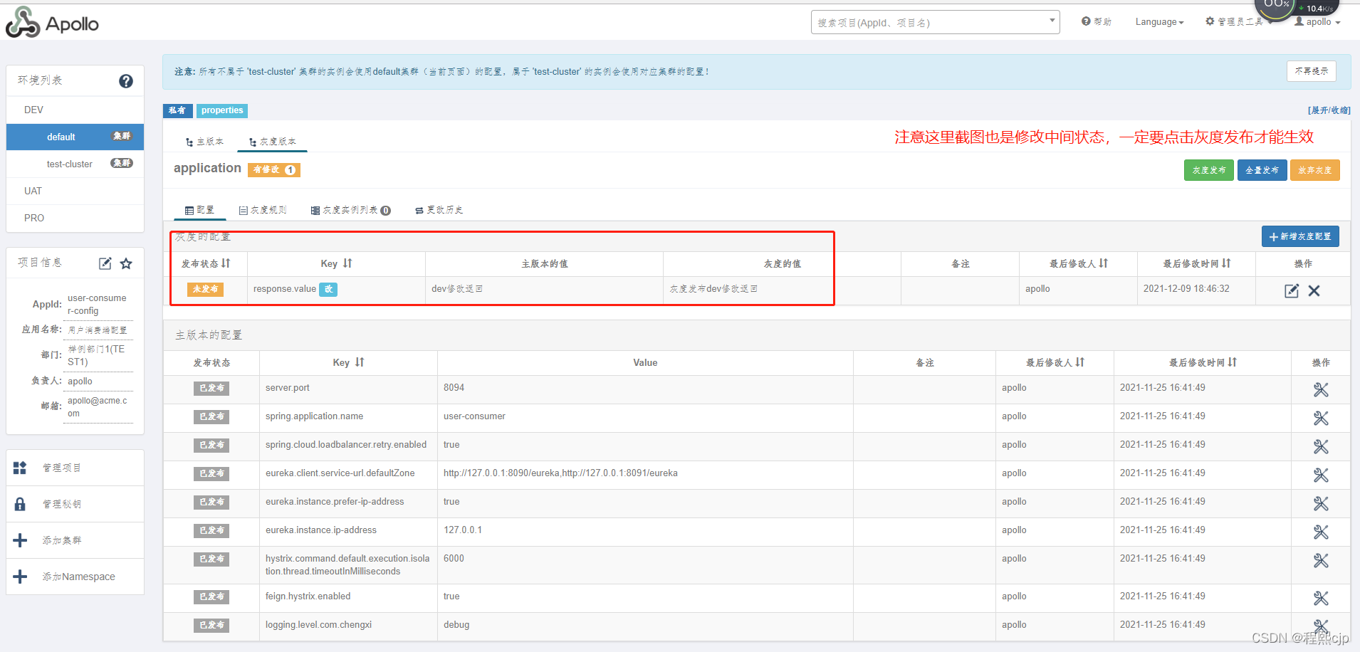 Apollo多环境以及集群配置_apollo 集群-CSDN博客