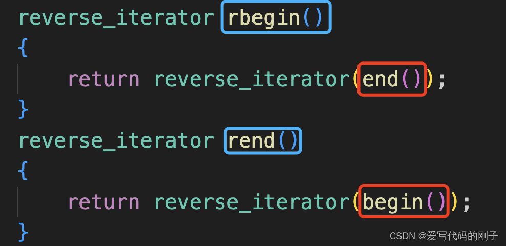 【C++模拟实现】反向迭代器的实现