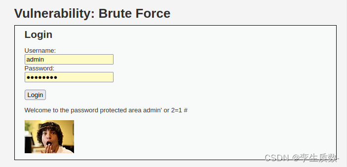 E053-web安全应用-Brute force暴力破解初级