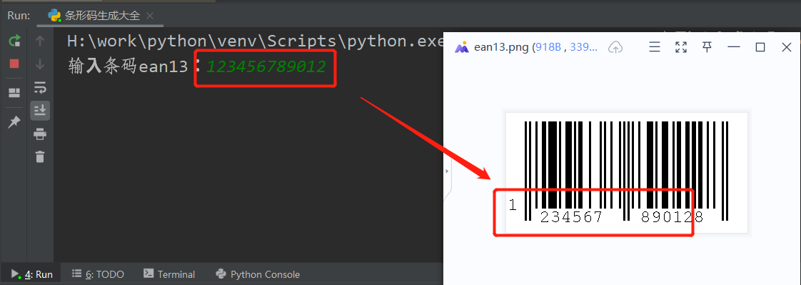 Python Python Barcode Module Generated Barcode Programmer Sought