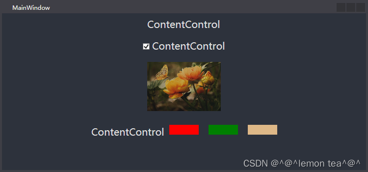 WPF 控件专题 ContentControl 控件详解