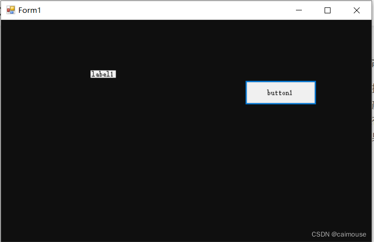 C#界面里control.ForeColor 和 control.BackColor 属性的使用
