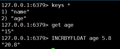 INCRBYFLOAT key n