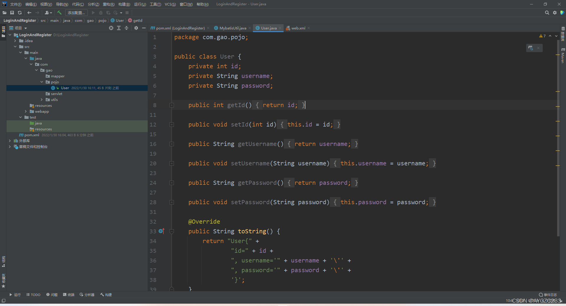 Java实现基础登入页面_maven项目登录页面在哪里设置-CSDN博客