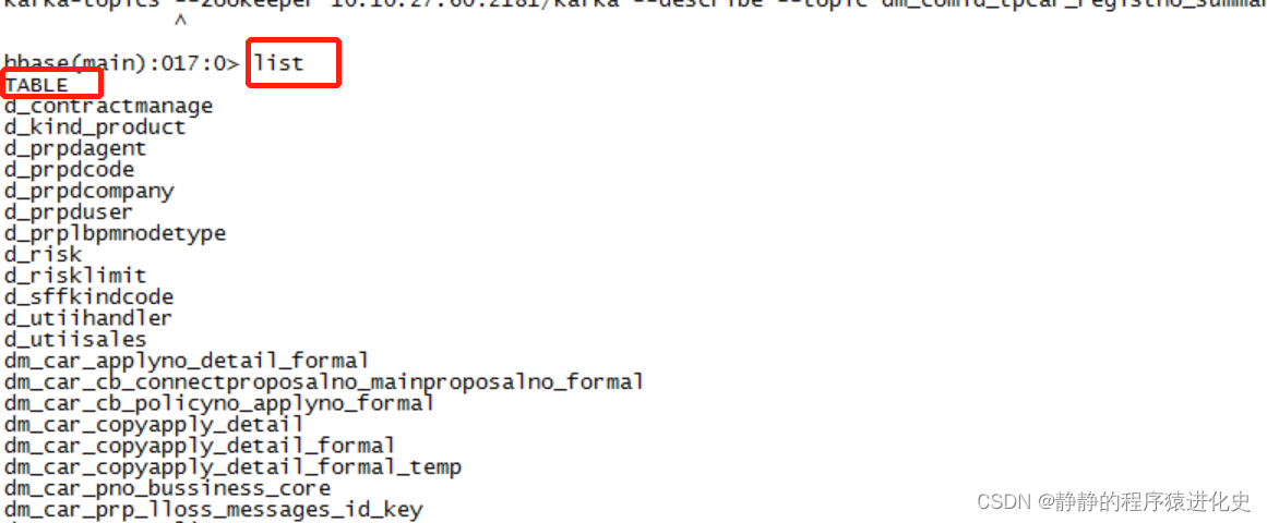 Hbase List Namespace List CSDN