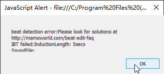 PR BeatEdit 节奏卡点神器 的报错 beat detection error: IBT failed 和解决路径