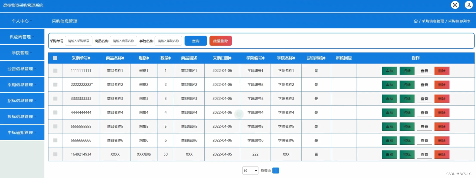 采购信息