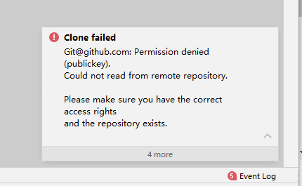 2021 08 19 ideal github clone failed permisson denied public