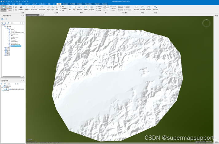 SuperMap iDesktop地质体模型匹配地形——精修地质体模型路线