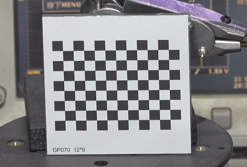 ▲ 图2.1.3 GP070定标棋盘格