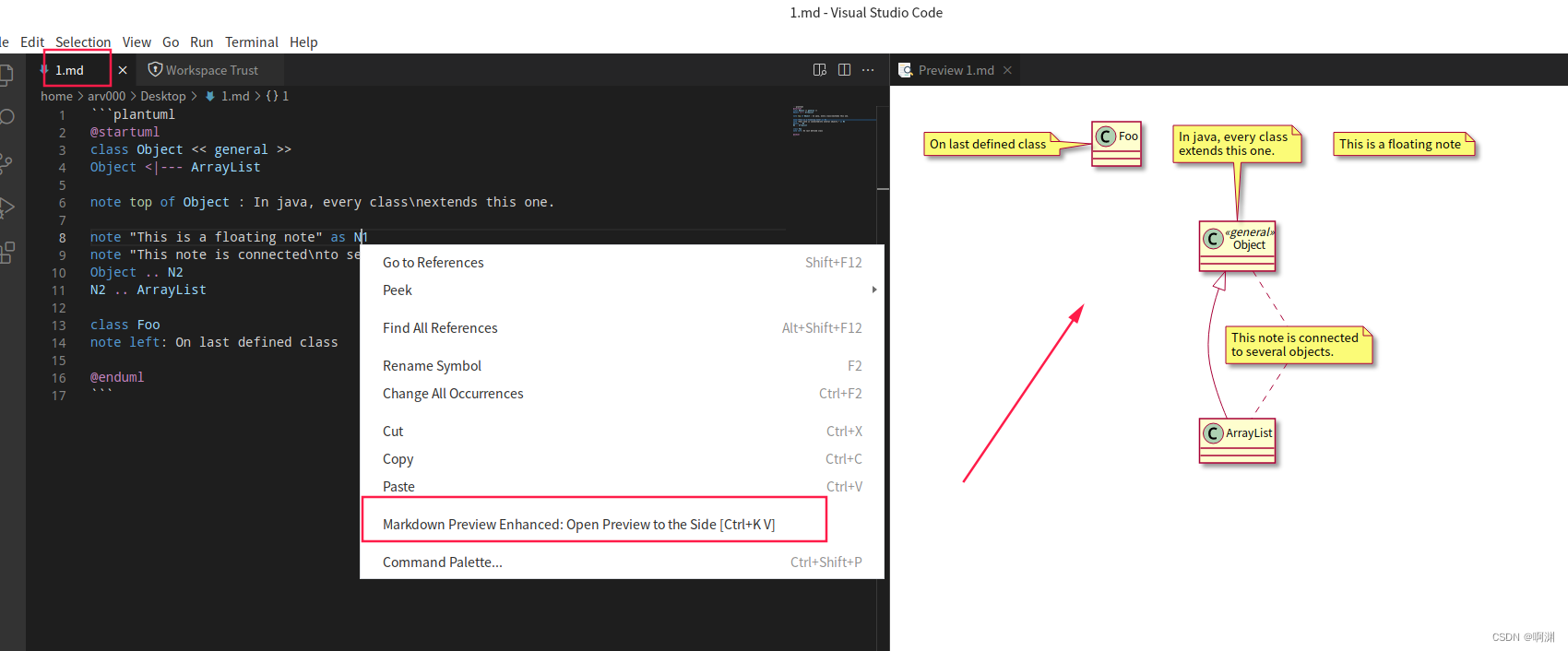 linux系统中如何在vscode中PlantUML编写配置_linux中安装planuml_三雷科技的博客CSDN博客