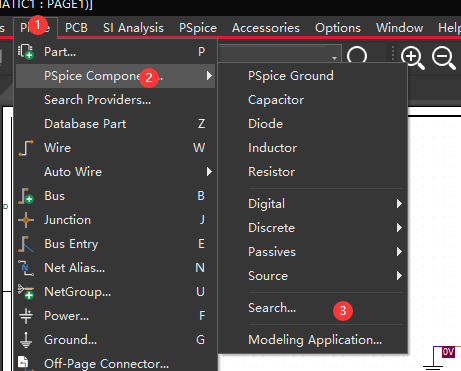 Cadence打开 PSpice Part Search 窗口-CSDN博客