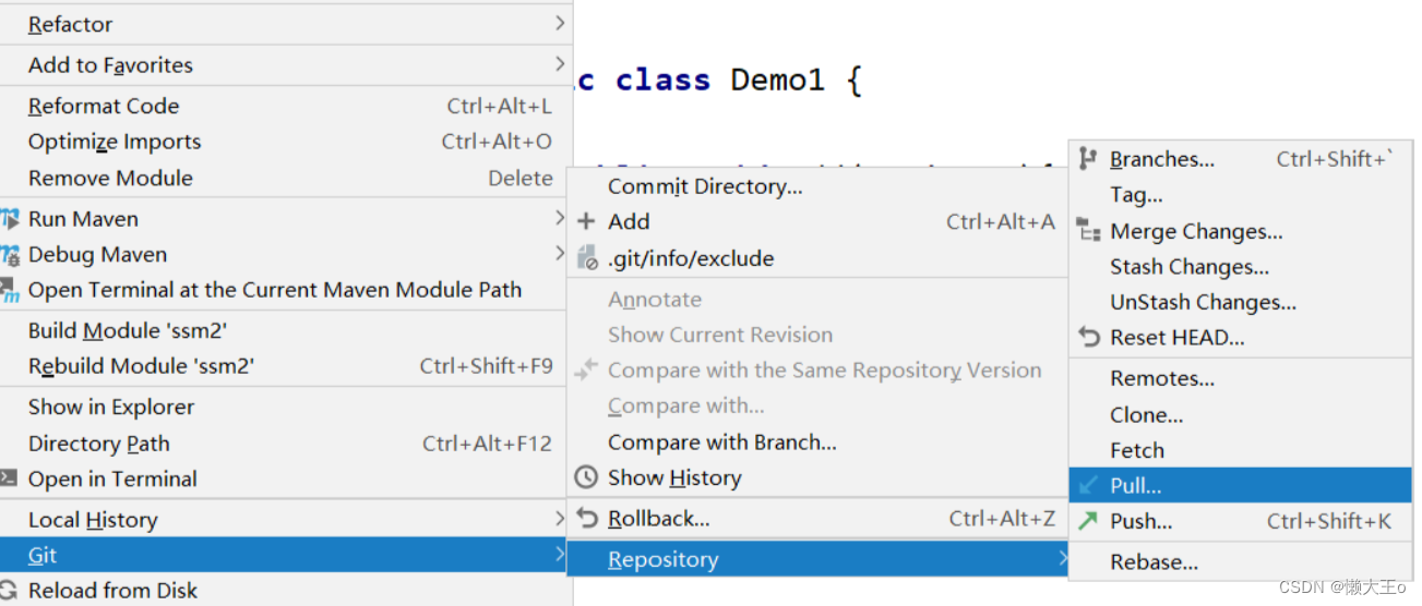 【Git】gui图形化界面的使用、ssh协议以及idea集成Git