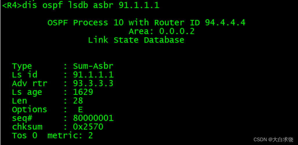 OSPF的LSA详解