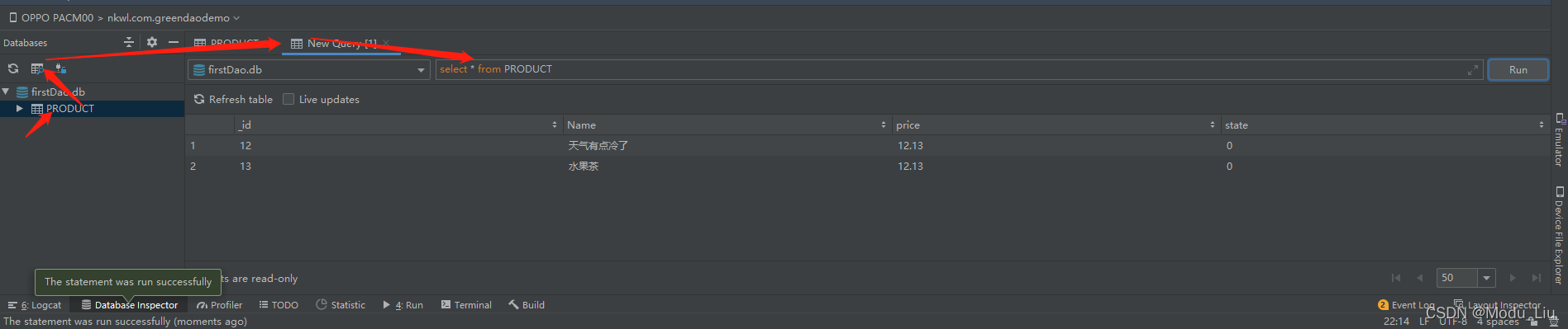 Android Studio功能 - Database Inspector 调试数据库-CSDN博客