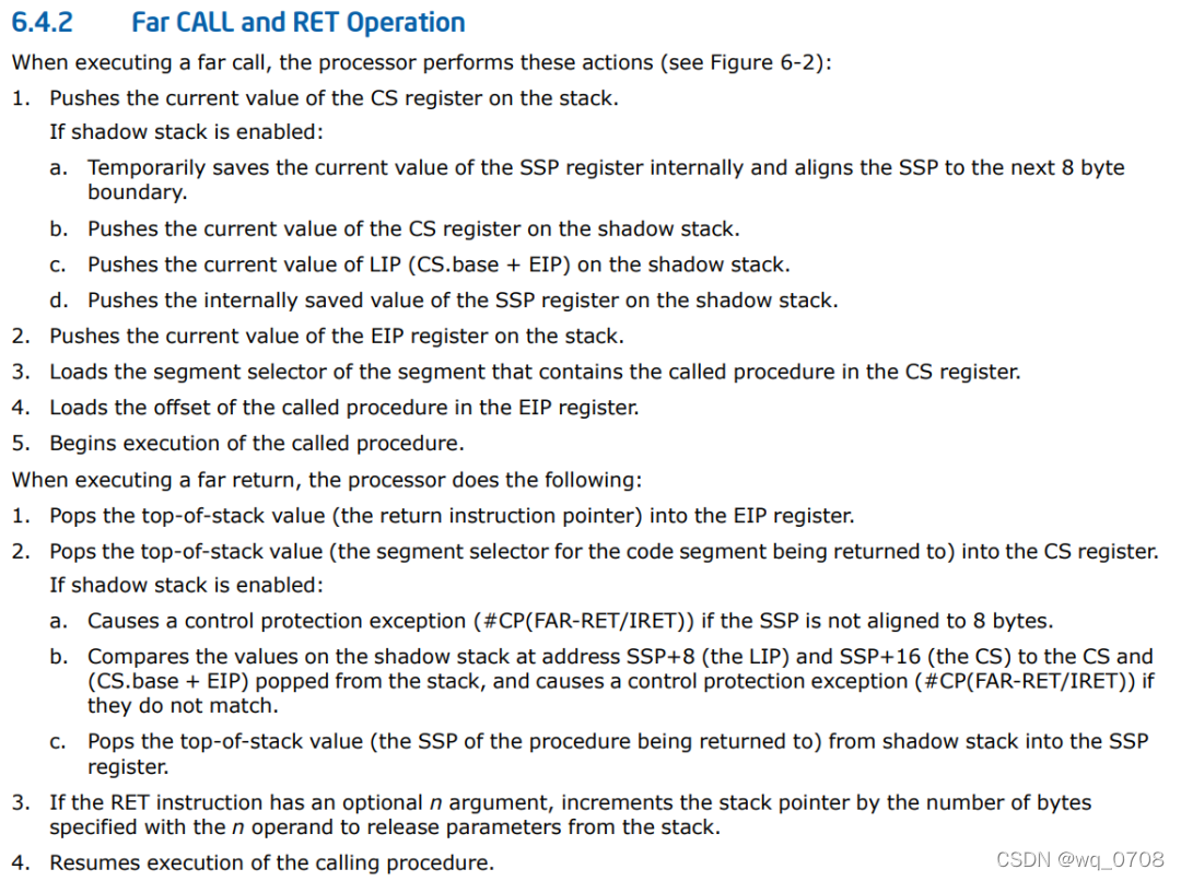 改基址的far call & far ret