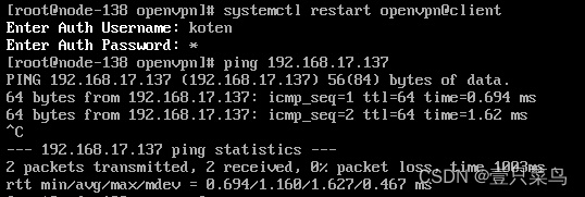 CentOS 搭建 OpenVPN 服务