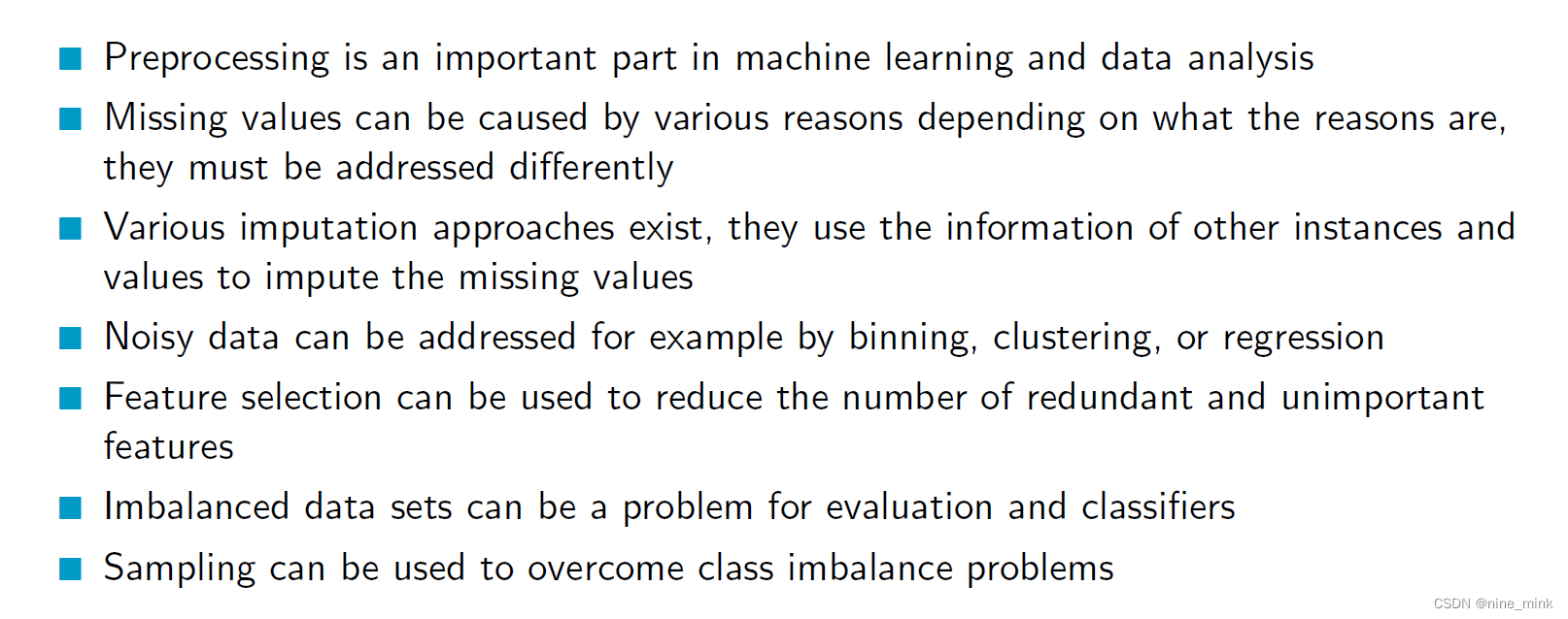 数据预处理（Data Preprocessing）