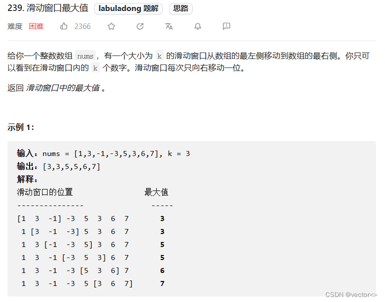 【来不及刷题之】44、滑动窗口最小值