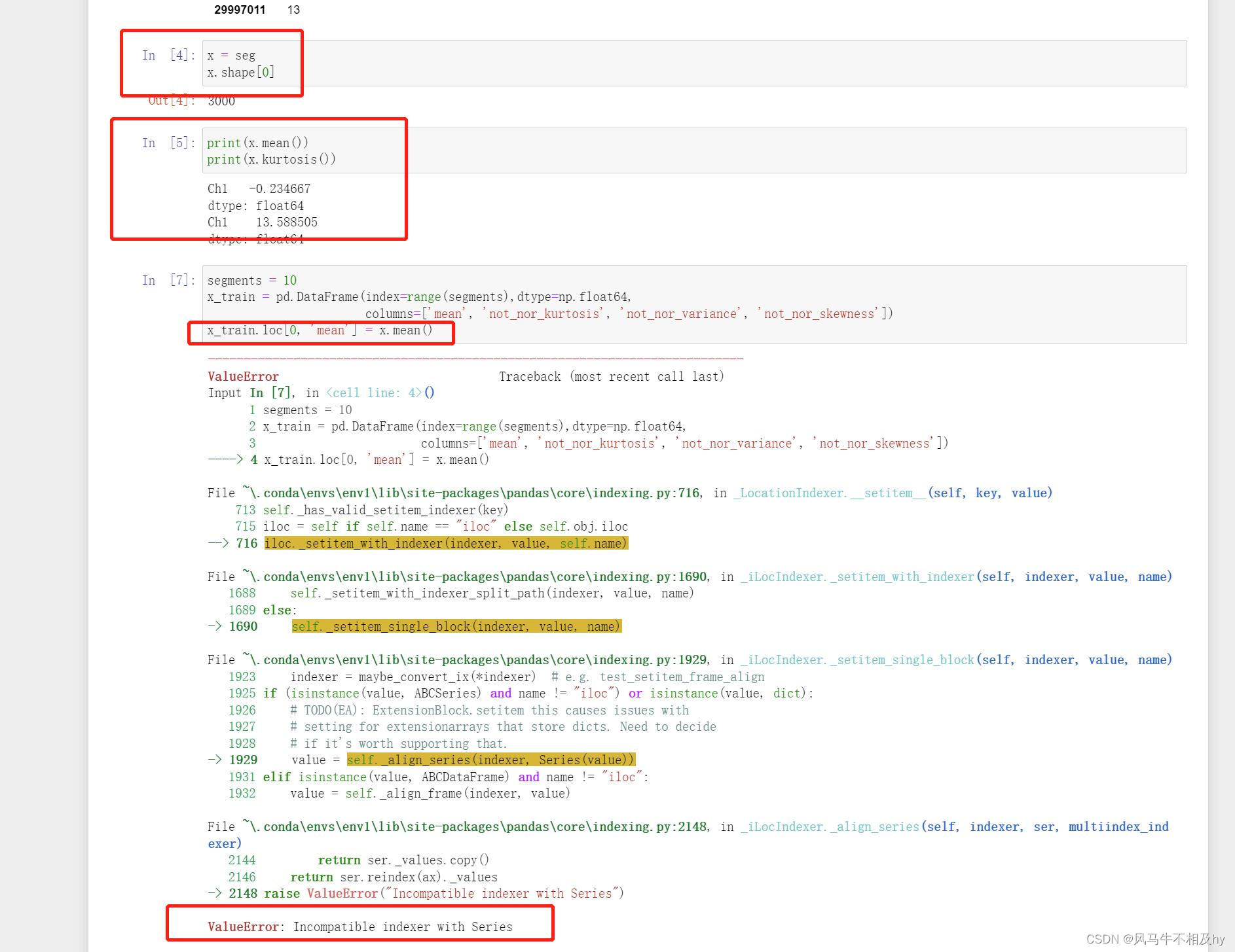 ValueError Incompatible Indexer With Series 