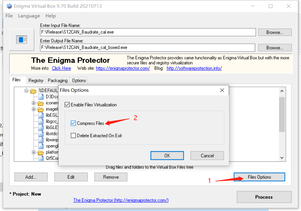 The QT development program is packaged into a standalone executable exe ...