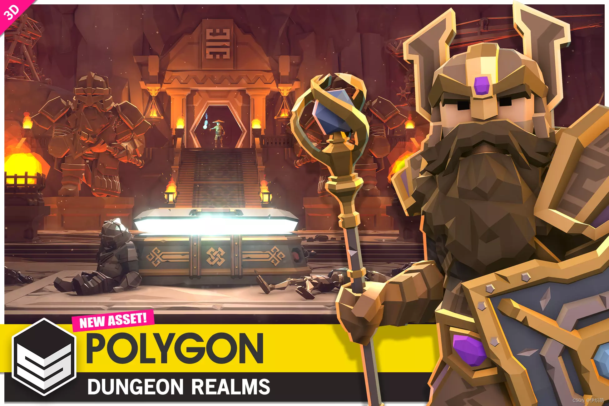 Unity资源下载】POLYGON Dungeon Realms - Low Poly 3D Art by