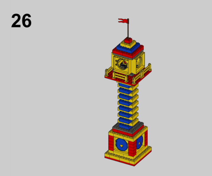 乐高大颗粒作品22：灯塔