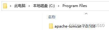 tomecat 文件夹放到了 C:\Program Files 目录下