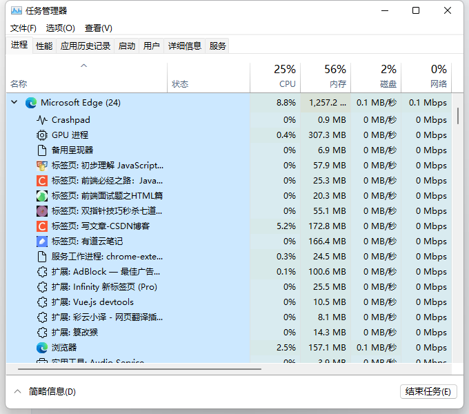 浏览器进程